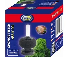 Aqua Nova NSF-R100L oru varomas kampinis kempininis vidinis filtras 100L/val