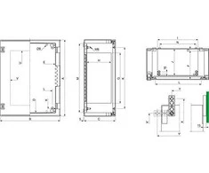 Schneider Talo korpusas 747 x 536 x 300mm IP66 poliesteris be montavimo plokštelės (NSYPLM75TG)