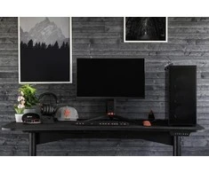 Žaidimų stalas Arozzi Arena Moto Gaming Desk, Motorizuotas, Reguliuojamo aukščio 720-1180mm, Juodas