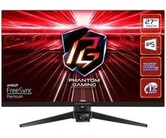 Žaidimų monitorius ASROCK Phantom PG27FF1A/27 "/IPS/ FHD (1920x1080)/16:9/165 Hz/1 ms/AMD FreeSync™ Premium Technology/Flicker Free Technology