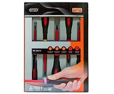 Bahco Izoliuotų atsuktuvų rinkinys ERGO™ slim 5 vnt - PH1/2; SL3,0/4,0/5,5 - 1000V VDE
