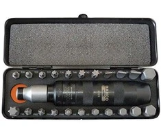 Bahco Smūginio atsuktuvo komplektas 23 vnt PH,SL,HEX,TORX