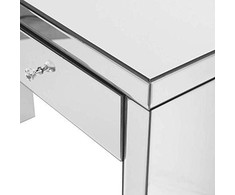 Beliani Konsolė MARLE veidrodinė sidabrinė