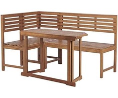 Lauko baldų komplektas Beliani Lumarko Balkono baldų rinkinys AcaciA wood TREIA!