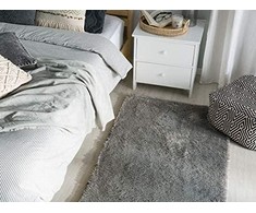 Beliani Shaggy kilimas 80 x 150 cm pilka EVREN