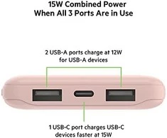 Belkin BOOST↑CHARGE 10000 mAh Rose auksinis