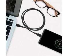 Belkin USB-C/USB-C kabelis 1m PVC, juodas CAB003bt1MBK