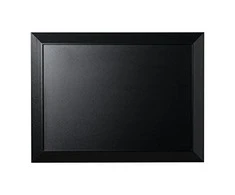 Juoda kreidinė lenta BI-OFFICE 60x45, juodas medinis rėmas