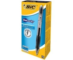 Bic Gelinis rašiklis Gel-Ocity 0.7 mm, juodas, pakuotėje 12 vnt. 600659