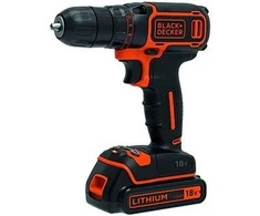 Black &amp; Decker Akumuliatorinis gręžtuvas BDCDC18-QW 18V 1x1.5ah