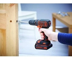 Black &amp; Decker Akumuliatorinis gręžtuvas BDCDC18-QW 18V 1x1.5ah