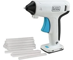 Black &amp; Decker Juodas &amp; Decker Klijų pistoletas Juodas &amp; Decker BCGL115-XJ; 3,6 V; 1x1,5 Ah akum.