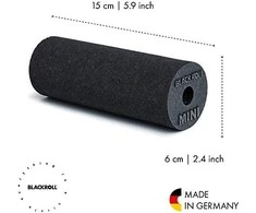 Masažinis volas Blackroll Mini - Juodas