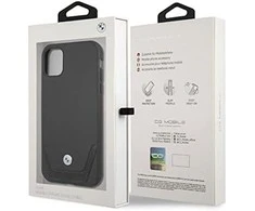 Apple iPhone 11 BMW dėklas odinis Perforate (BMHCN61RSWPK) juodos spalvos