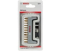Bosch 12 dalių antgalių kompl. 25 mm, Max Grip