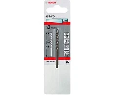 Bosch HSS-Co grąžtas metalui 3,0mm, 1 vnt.