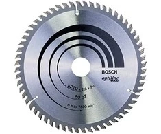 Bosch Diskinio pjūklo diskas 210x30 Optiline Wood