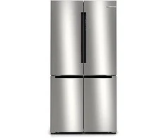 Bosch Serie 4 KFN96VPEA side-by-side šaldytuvas Freestanding 605 L E Nerūdijantis plienas
