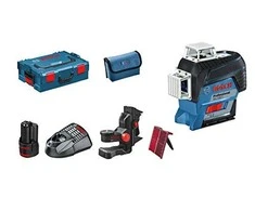 Bosch Linijinis lazerinis nivelyras GLL 3-80 C (1x2.0Ah, BM1, L-Boxx)
