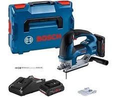 Bosch akumuliatorinis siaurapjūklis GST 18V-155 BC, 2x4.0Ah Procore, LBoxx lagaminas