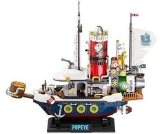 Dėlionė Pantasy Popeye Treasure Hunt Steamship Construction Set