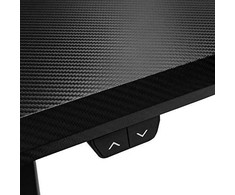 Nitro Concepts žaidimų stalas D16E Carbon Juodas 1600x800 - elektra reguliuojamas aukštis