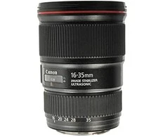 Objektyvas Canon EF 16-35mm f/4L IS USM SLR Juoda