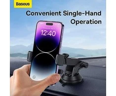 Automobilinio telefono laikiklis Baseus UltraControl (juodas)