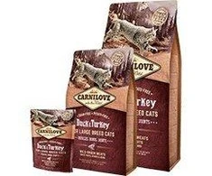 Carni Love Cat su antiena ir kalakutiena didelės veislės katės 400g