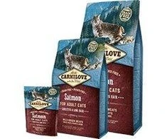 Carni Love Cat lašiša Adult Cat Sensitive &amp; Long Hair 400g