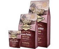 Carni Love Cat su lašiša ir kalakutiena for Kittens 400g