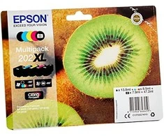 Epson Kiwi 202XL Originalus Juoda, Žydras, Rausvai raudona, Foto juoda, Geltona 1 vnt