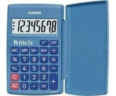 Mokyklinis skaičiuotuvas CASIO LC-401, 120 x 151.5 x 7.3 mm, mėlyna