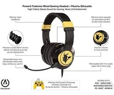 Power A PowerA Pikachu Silhouette laidinės ausinės su mikrofonu | 3.5mm