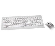 CHERRY DW 8000 klaviatūra Radijo dažnio belaidė QWERTZ Vokiečių Sidabras, Balta
