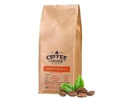 Coffee_Cruis COFFEE CRUISE Sweet Brazil Coffee Beans, Coffee strength Medium, Arabica, 1000 g, 1kg