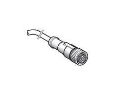 Telemecanique Sensors „Schneider“ elektros kabelis su M12 vidine jungtimi, 4 kontaktų tiesus kabelis, 10 m (XZCP1141L10)