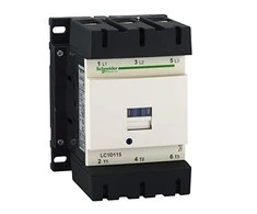 Schneider Electric „Schneider“ maitinimo kontaktorius 115A 3P 24V DC 1NO 1NC (LC1D115BD)