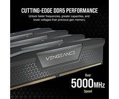 Corsair Vengeance DDR5-6200 RAM, CL36, XMP - 32 GB Dual-Kit, juodas