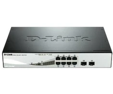 Šakotuvas Jungiklis D-Link DGS-1210-08P (8x 10/100/1000Mbps)