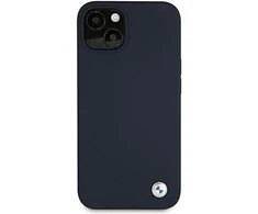 Apple iPhone 13 Mini BMW dėklas silikoninis Signature (BMHCP13SSILNA) mėlynos spalvos