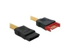 Delock Kabelis SATA Verlängerung Stecker-Buchse 100cm gelb