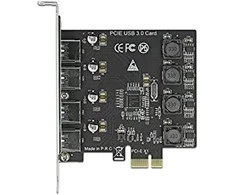Delock PCI Express x1 Karte zu 4 x extern USB Typ-A Buchse USB 5 Gbps