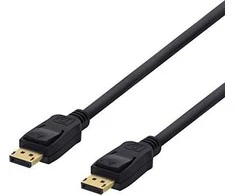 Laidas DELTACO DP-1030D, DisplayPort, 3m, 4K UHD, DP 1.2, juodas