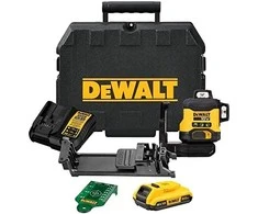 Kryžminis lazerinis nivelyras DeWalt DCLE34031D1-QW; 18 V; 1x2,0 Ah akum.