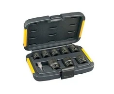 Sukimo galvučių rinkinys DeWalt DT7507, 9vnt. 1/2"