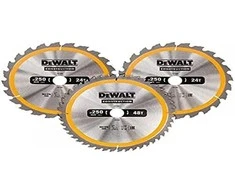 Pjovimo diskas medienai DeWalt DT1964-QZ; 24T; 48T; 60T; 305 mm; 3 vnt.