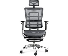 Ergonominė žaidimų/biuro kėdė Diablo V-Master, Juoda-pilka