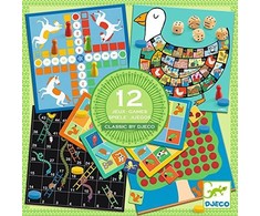 Djeco Klasikinių stalo žaidimų rinkinys - 12 žaidimų ( DJ05218 )