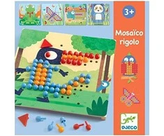 Djeco Lavinamasis žaislas - Mozaika - Mosaico Rigolo ( DJ08136 )